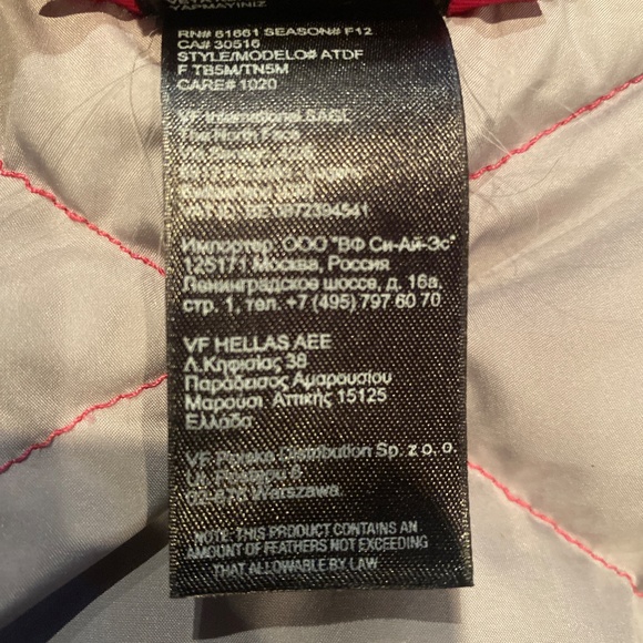 North Face ATDF Aconcagua Down 550 Jacket - Picture 5 of 6